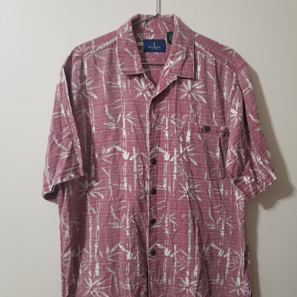 BILL BLASS - tropical dress shirt